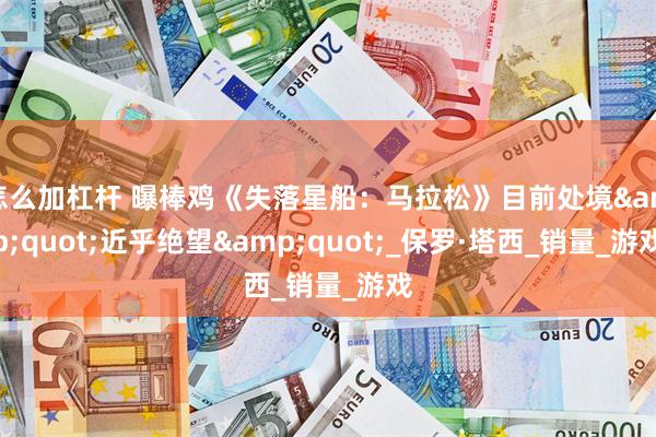 怎么加杠杆 曝棒鸡《失落星船：马拉松》目前处境&quot;近乎绝望&quot;_保罗·塔西_销量_游戏